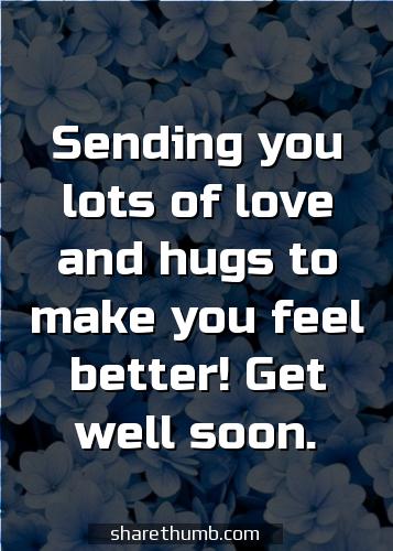 get well soon card notes